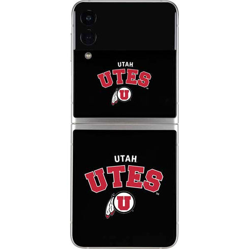 University of Utah Utes Logo Galaxy Z Flip4 5G Skin
